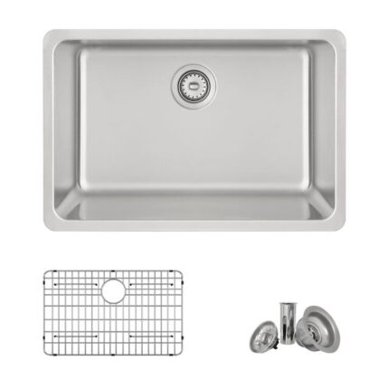STYLISH S-406TG 27 inch dual mount kitchen sink.