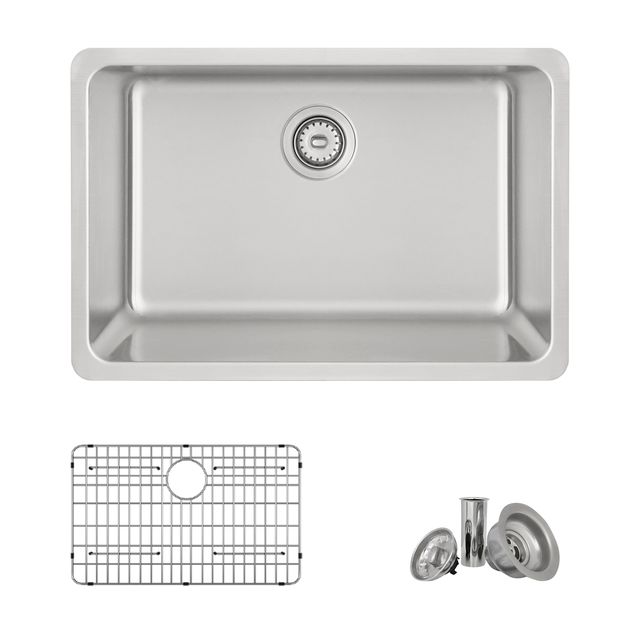 STYLISH S-406TG 27 inch dual mount kitchen sink.