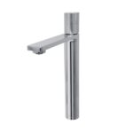 Polished chrome vessel bathroom faucet