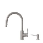 Modena single handle pull down kitchen faucet