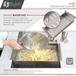 Stylish Colander Sink Accessory, product view 4