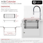 Stylish Colander Sink Accessory, product view 4