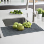 Stylish Drying Rack Dark Gray Sink Accessory, product view 1
