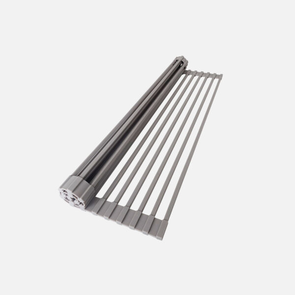 Stylish Drying Rack Gray Sink Accessory, product view 2
