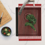 Stylish Drying Rack Red Sink Accessory, product view 11