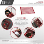 Stylish Drying Rack Red Sink Accessory, product view 7