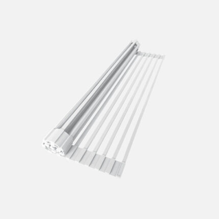 Stylish Drying Rack White Sink Accessory, product view 2