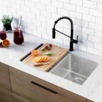 Stylish Bamboo Cutting Board Sink Accessory, product view 11