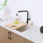 Stylish Bamboo Cutting Board Sink Accessory, product view 12
