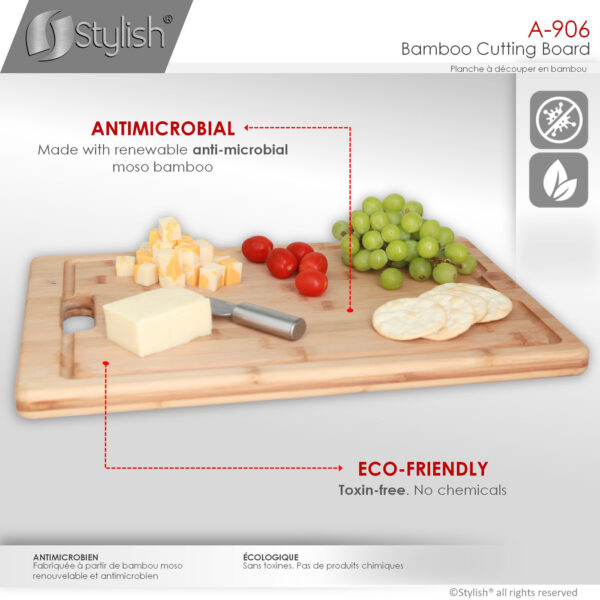 Stylish Workstation Sink Bamboo Cutting Board Sink Accessory, product view 3