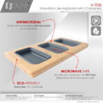 Stylish Workstation Serving Board With 3 Containers Sink Accessory, product view 3