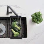 Stylish Adjustable Over The Sink Basket Sink Accessory, product view 11