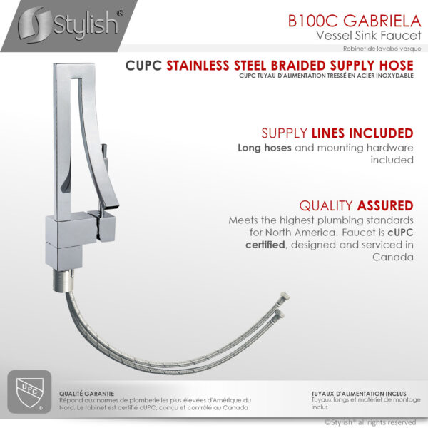 Stylish Gabriella Bathroom Faucet, product view 10