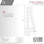 Stylish Gabriella Bathroom Faucet, product view 4
