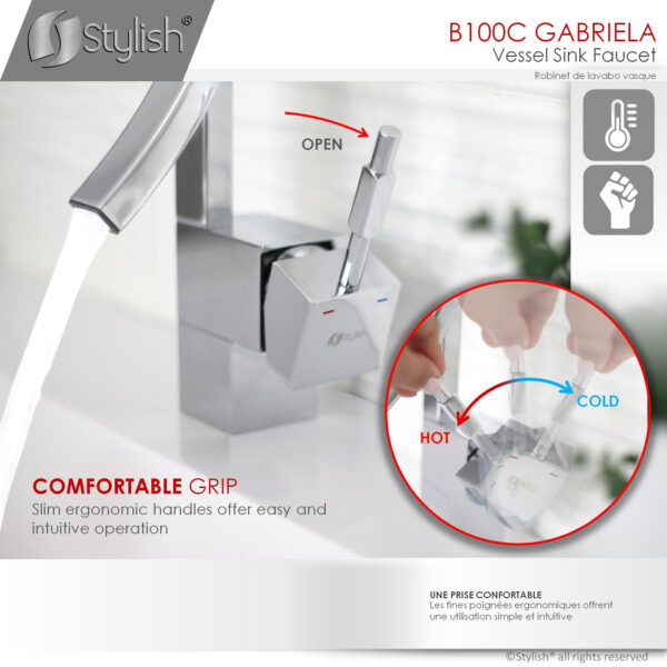 Stylish Gabriella Bathroom Faucet, product view 5