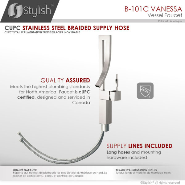 Stylish Vanessa Bathroom Faucet, product view 10
