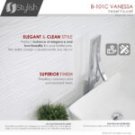 Stylish Vanessa Bathroom Faucet, product view 3