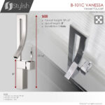 Stylish Vanessa Bathroom Faucet, product view 4