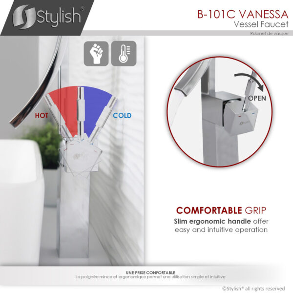 Stylish Vanessa Bathroom Faucet, product view 5
