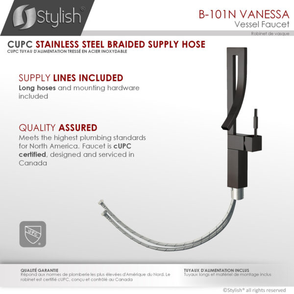 Stylish Vanessa Bathroom Faucet, product view 10