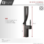 Stylish Vanessa Bathroom Faucet, product view 4