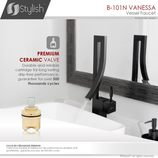Stylish Vanessa Bathroom Faucet, product view 6
