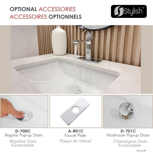 Stylish Vita Bathroom Faucet, product view 10