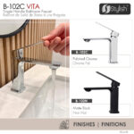 Stylish Vita Bathroom Faucet, product view 3