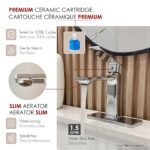 Stylish Vita Bathroom Faucet, product view 6
