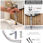 Stylish Vita Bathroom Faucet, product view 8