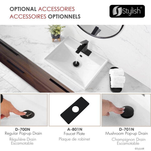 Stylish Vita Bathroom Faucet, product view 11