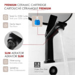 Stylish Vita Bathroom Faucet, product view 6