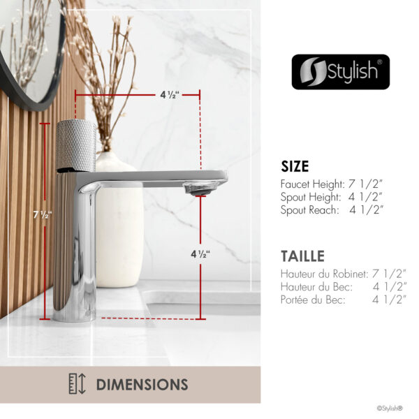 Stylish Riela Bathroom Faucet, product view 5