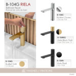 Stylish Riela Bathroom Faucet, product view 3