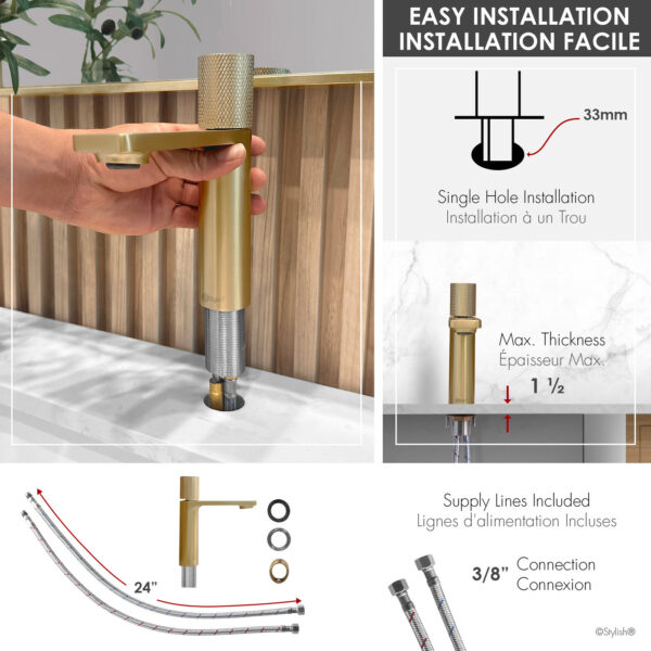 Stylish Riela Bathroom Faucet, product view 8