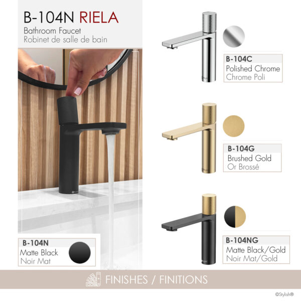 Stylish Riela Bathroom Faucet, product view 3