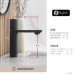 Stylish Riela Bathroom Faucet, product view 4