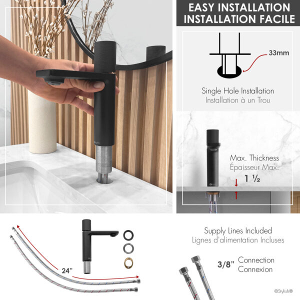 Stylish Riela Bathroom Faucet, product view 8
