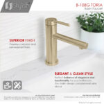 Stylish Toria Bathroom Faucet, product view 3
