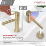 Stylish Toria Bathroom Faucet, product view 5