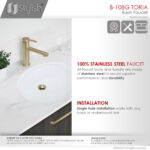 Stylish Toria Bathroom Faucet, product view 8