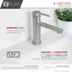 Stylish Toria Bathroom Faucet, product view 3
