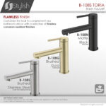 Stylish Toria Bathroom Faucet, product view 9