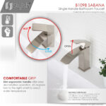 Stylish Sabana Bathroom Faucet, product view 5