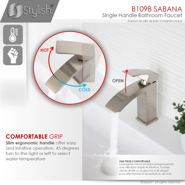 Stylish Sabana Bathroom Faucet, product view 5