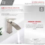 Stylish Sabana Bathroom Faucet, product view 6