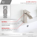 Stylish Sabana Bathroom Faucet, product view 8