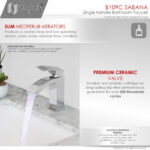 Stylish Sabana Bathroom Faucet, product view 6
