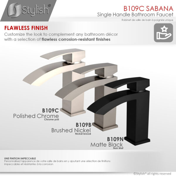 Stylish Sabana Bathroom Faucet, product view 9