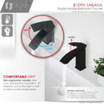 Stylish Sabana Bathroom Faucet, product view 5